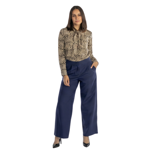 Pantalon Pinzas Liso