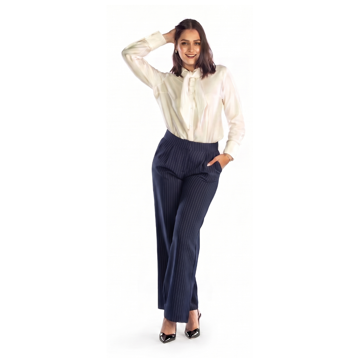 Pantalon Pinzas Rayas