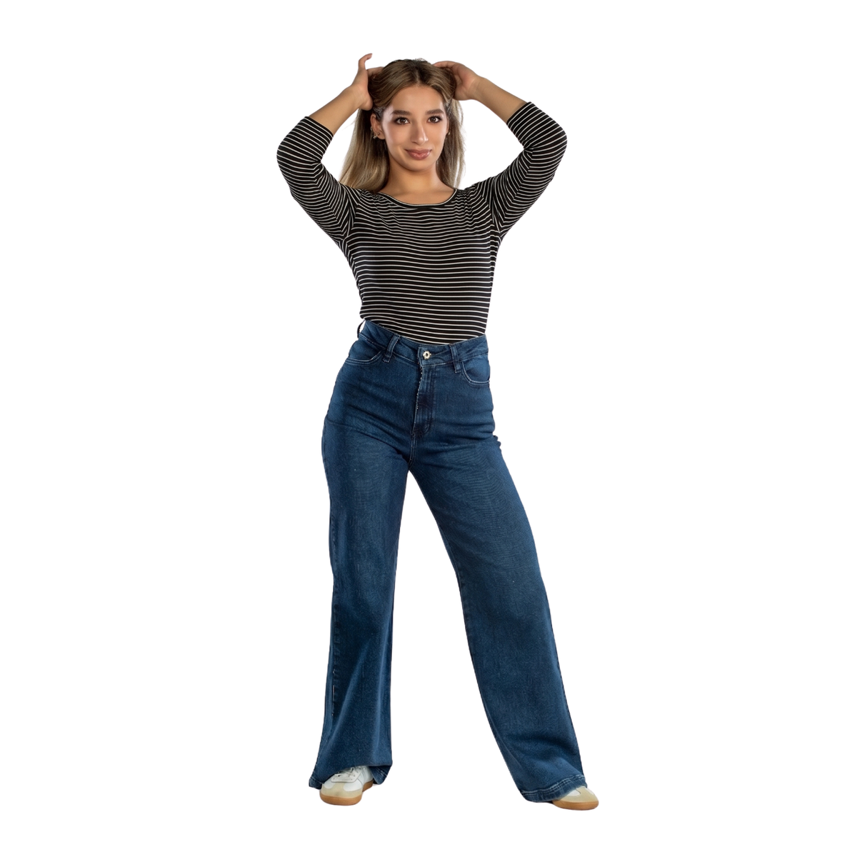 Blusa Rayas C/Puño