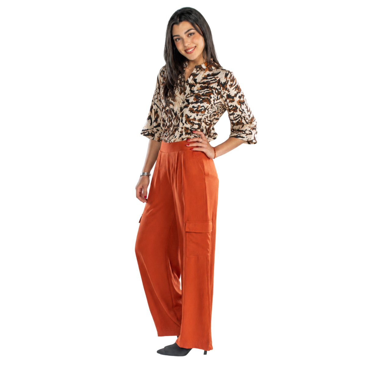 Cam. Animal Print Corbata
