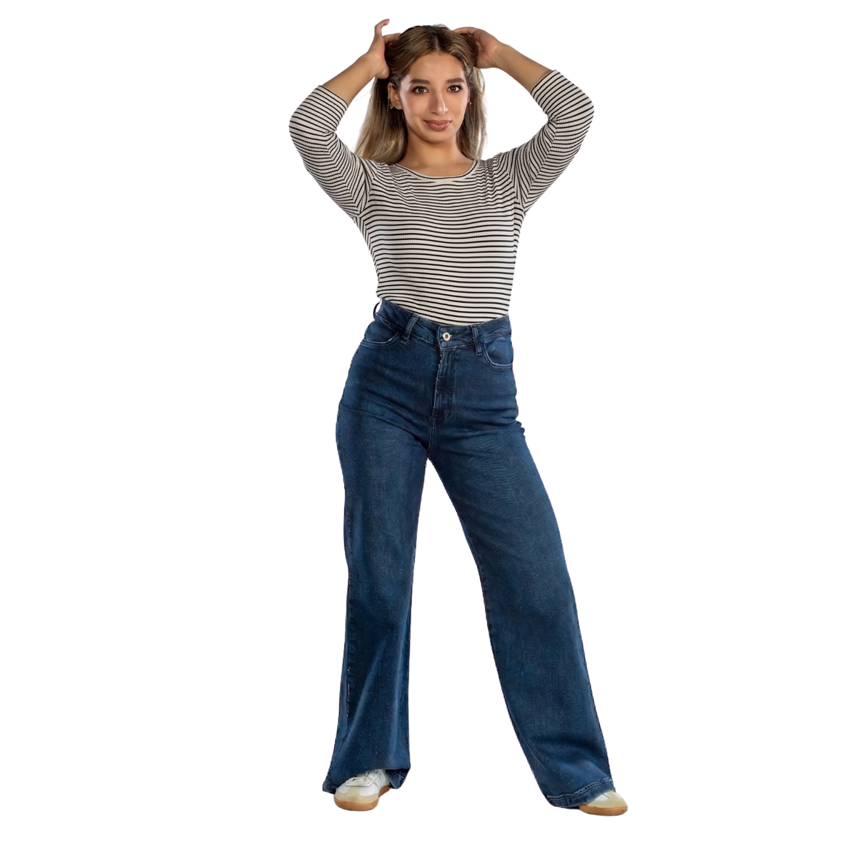 Blusa Rayas C/Puño