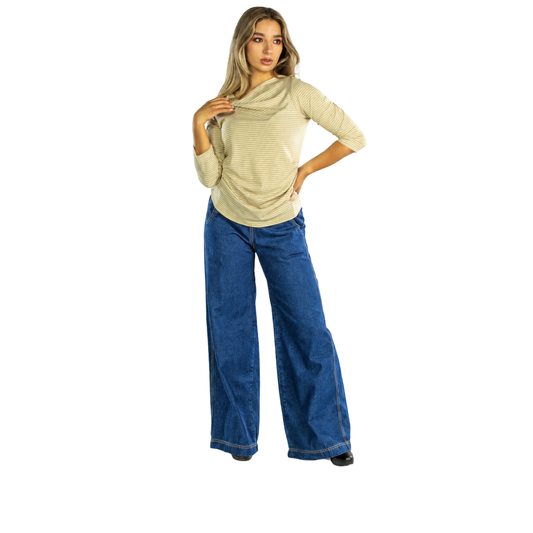 Pant. Mezclilla Elastico