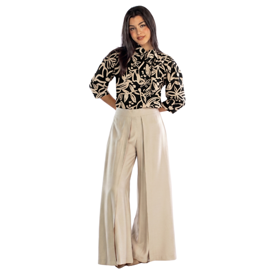 Cam. Estampada C/Corbata Costado