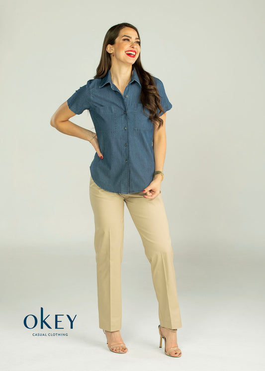 Cam. Mezclilla Basica