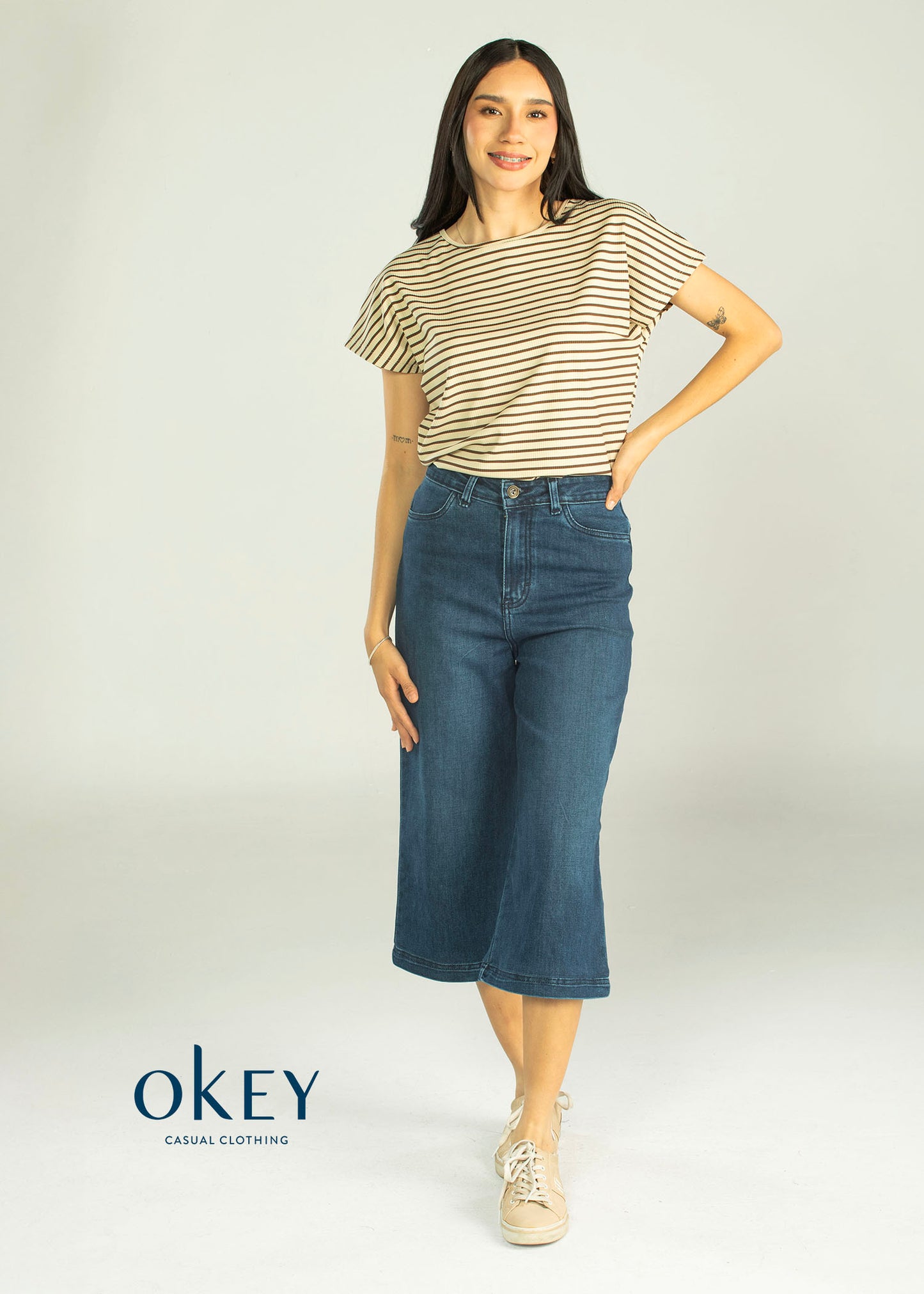 Blusa Rayas B/Espalda