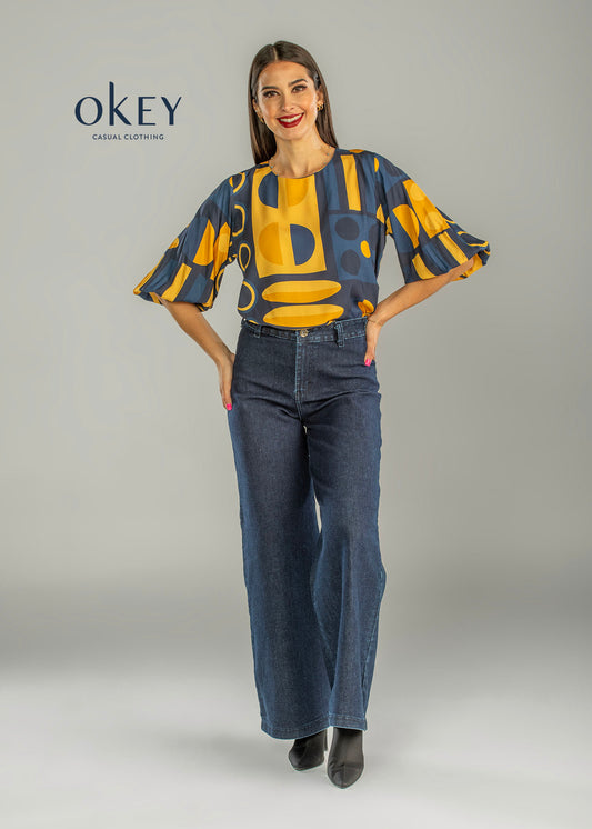 Pantalon Mezclilla Basico