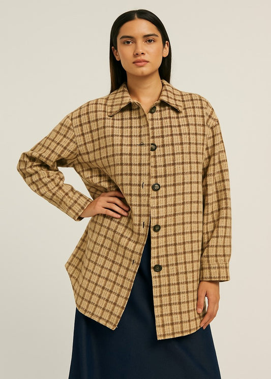 Camisola Larga Cuadros